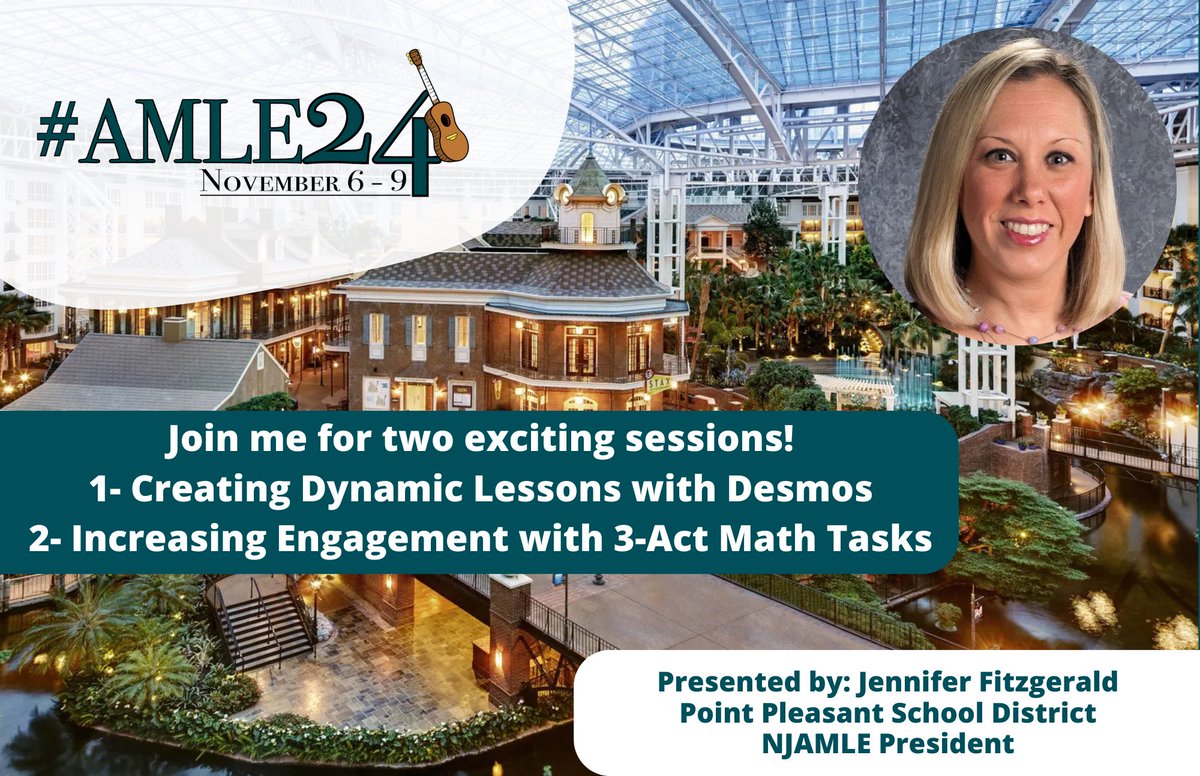 Thrilled to be presenting at another exciting <a href="/AMLE/">AMLE</a> Annual Conference! #AMLE24 is going to be epic! <a href="/NJAMLE/">NJAMLE</a> <a href="/PtBoroSchools/">Point Pleasant Schools</a>