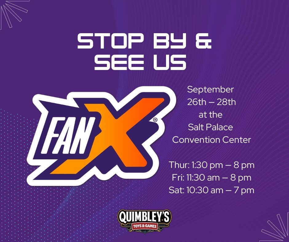We’re a proud sponsor of FanX24 and we’ve got an incredible lineup just for YOU! Join us September 26th–28th at the Salt Palace Convention Center for an unforgettable experience: