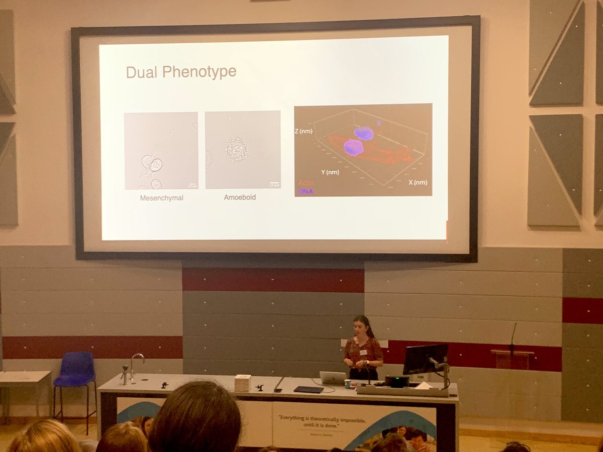 MegPoxon's tweet image. Lots of interesting science presented at the 20th North of England Cell Biology (NECB) forum at @UniOfYork! Ft a cool talk from @VicHart33 and a prize winning poster from @BianYns 🥳