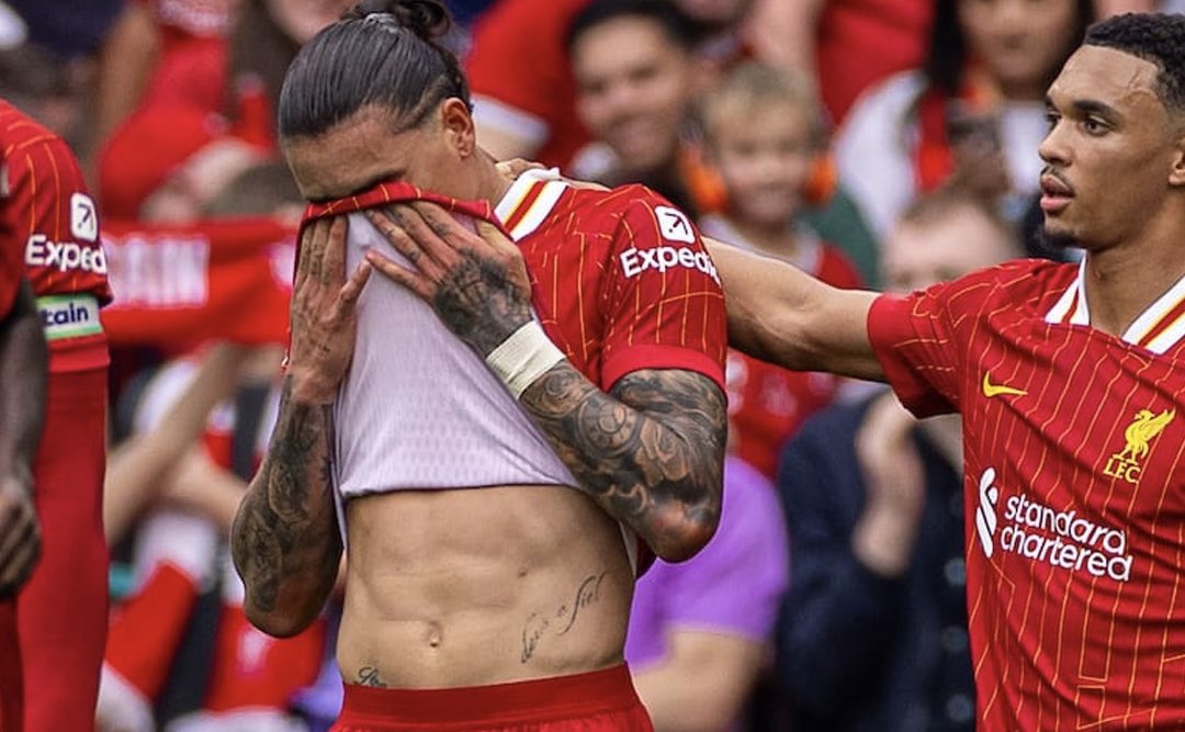 Darwin Núñez in tears after his goal, they can never make me hate him.