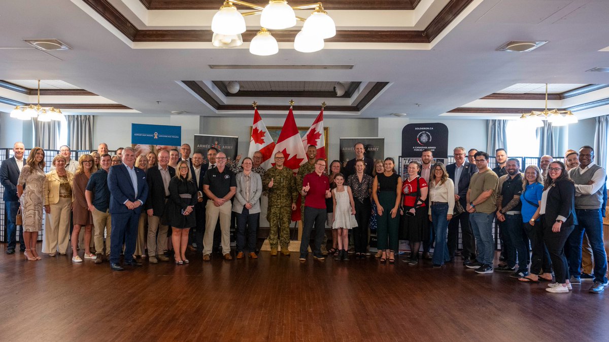 J’étais ravi de rencontrer nos commanditaires. Leur dévouement contribue au succès de la #Coursedel’ArméeduCanada2024. Merci de nous soutenir! #AppuyonsNosTroupes