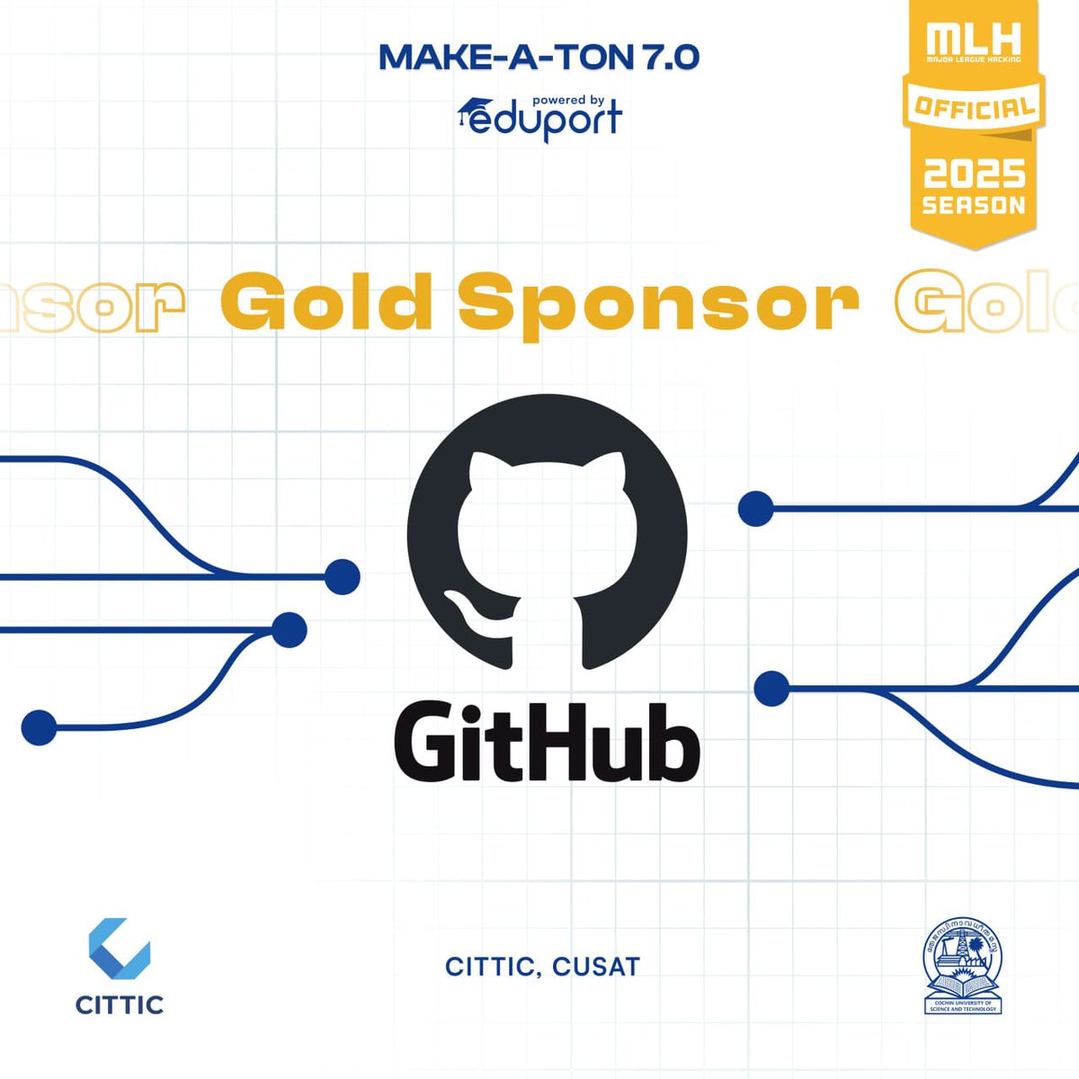🚀 Github is back at Make-A-Ton 7.0! 💻
Push boundaries, collaborate, &amp; build solutions that matter with GitHub by your side. Registration extended to Sept 25—don’t miss out!

📅 Oct 19-20 at CUSAT
🔗 Register: makeaton.in