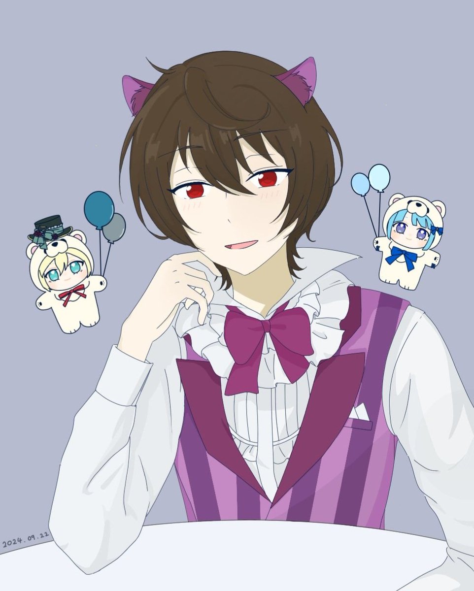 리츠야 생일 축하해요
#朔間凛月誕生祭2024