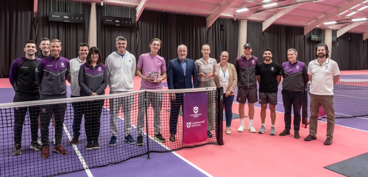 Pleasure to present Henry Searle (Boys’ Singles  champion at Wimbledon) and Mika Stojsavljevic (US Open Girls’ champion) with a #VCGoldAward. Amazing achievements and testament to our great partnership with the Lawn Tennis Association <a href="/LboroNTA/">Loughborough University National Tennis Academy</a> <a href="/the_LTA/">LTA</a> <a href="/lborouniversity/">Loughborough University</a>