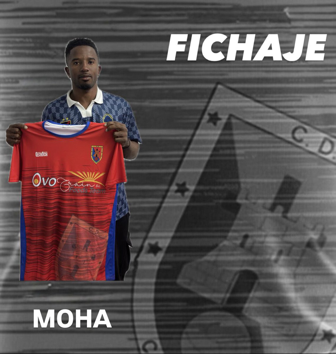 Fichaje Moha. Llega a Él Romeral Moha, jugador defensivo con gran capacidad de sumarse al ataque. Un Correcaminos de la banda, que ya debutó en Ariza siendo de los mejores. Bienvenido Moha. 
AUPA CABAXA 🔵🔴