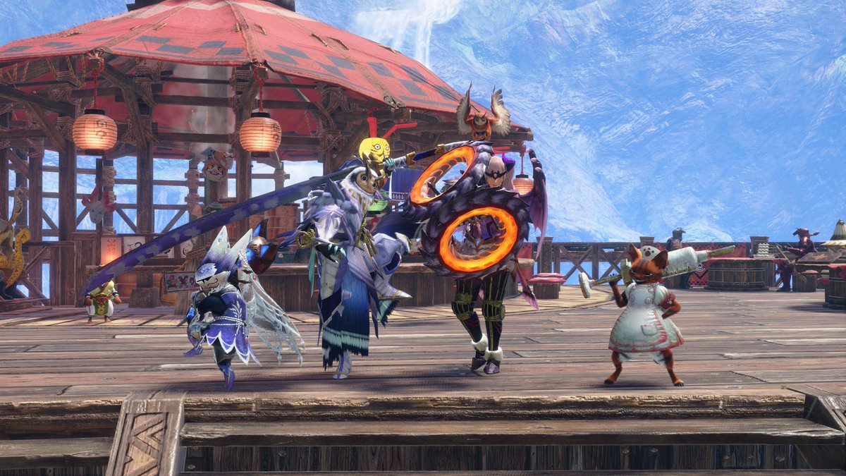 underscoregt's tweet photo. 100% Monster Hunter Rise w/ @yellowktr 

(maybe 1 month late post) https://t.co/u7UgDPwj6c