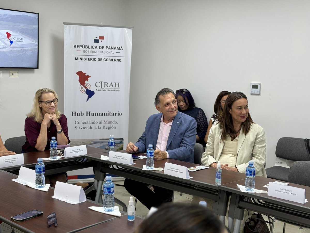 FaberFeliciani's tweet photo. Complacido de recibir a Kirstine DAMKJAER @UNOPS Deputy Executive Director en su visita a Panamá, conociendo de cerca algunos proyectos de @UNOPS_es en el país y y aportando desde su experiencia en discusiones técnicas con el @Inadeh, @MOPPma, el #CLRAH y @ONUPanama https://t.co/ypPFjbrhp9