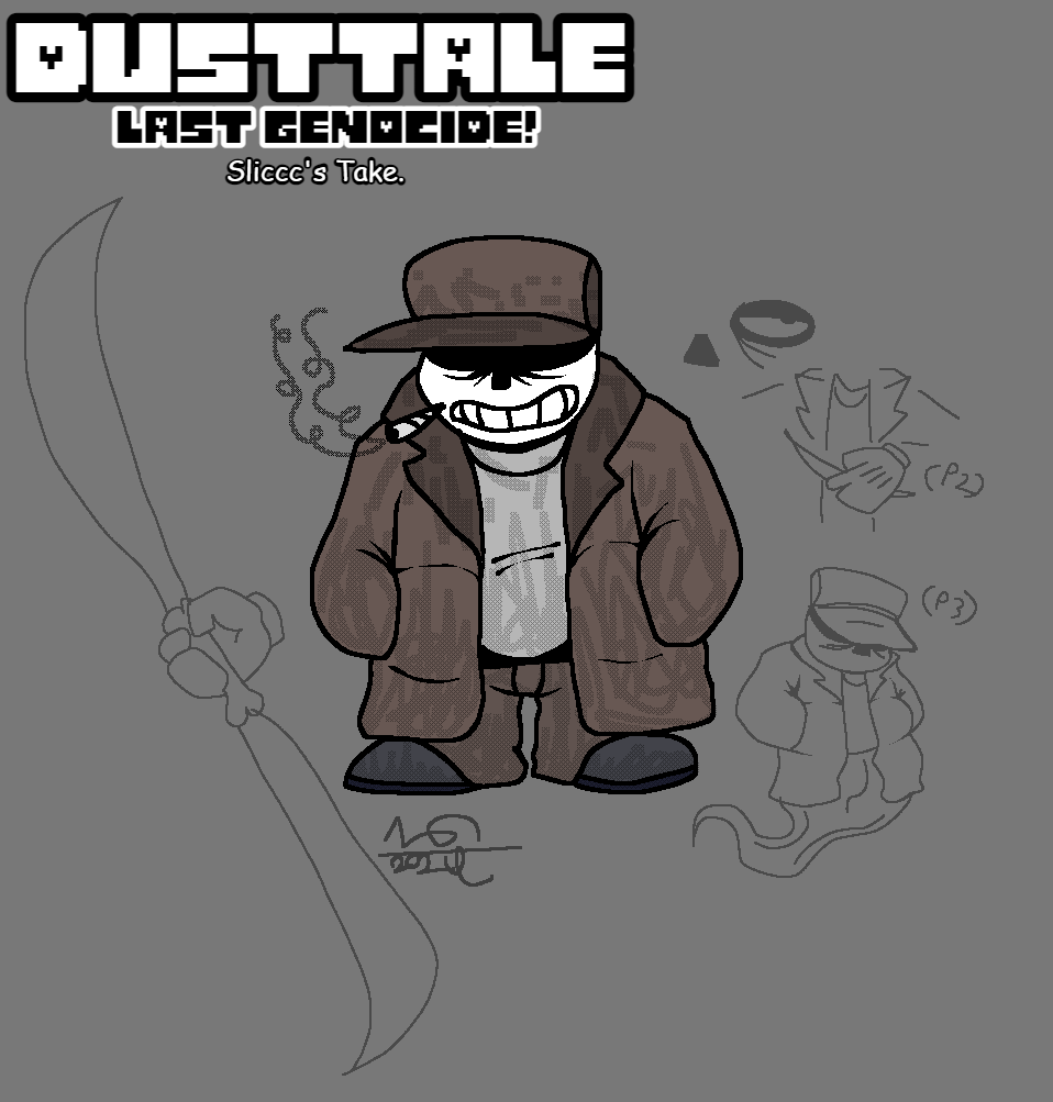 NickSliccc's tweet photo. My random ass DTLG Take. #DTLG #DUSTTALE #dusttalelastgenocide #sansau #undertaleau #dustsans https://t.co/Xwg0j8nSDM