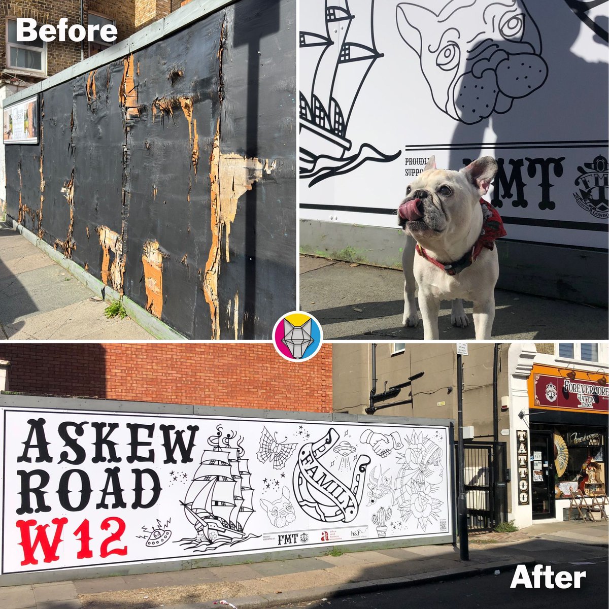 gwolfgraphics's tweet photo. A fresh look to Askew Road W12 #greywolfgraphics https://t.co/LaY0be8Pz2