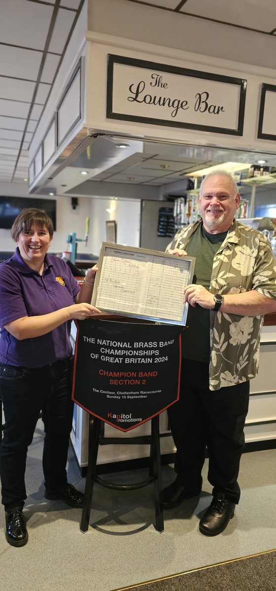 My conducting partner &amp; good friend <a href="/sykotuba/">Steve Sykes</a> - what a brilliant few months we've had! <a href="/StAustellBand/">StAustellBand</a>