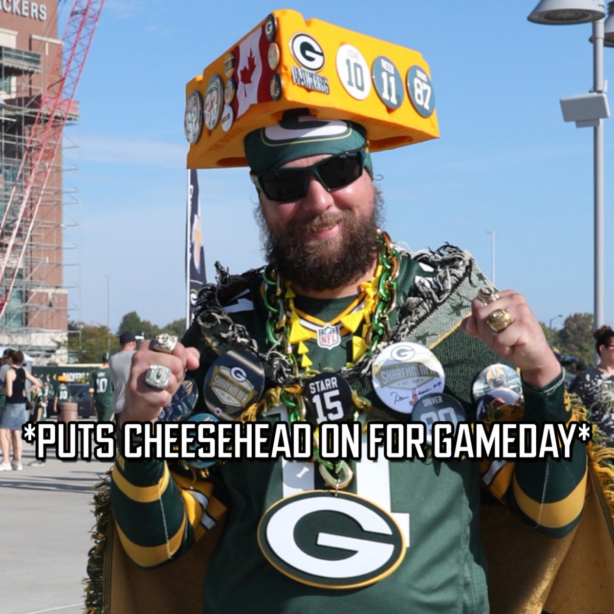 packers's tweet photo. OFFICIALLY GAMEDAY IN NASHVILLE!

#GBvsTEN https://t.co/QIezt6HHvv