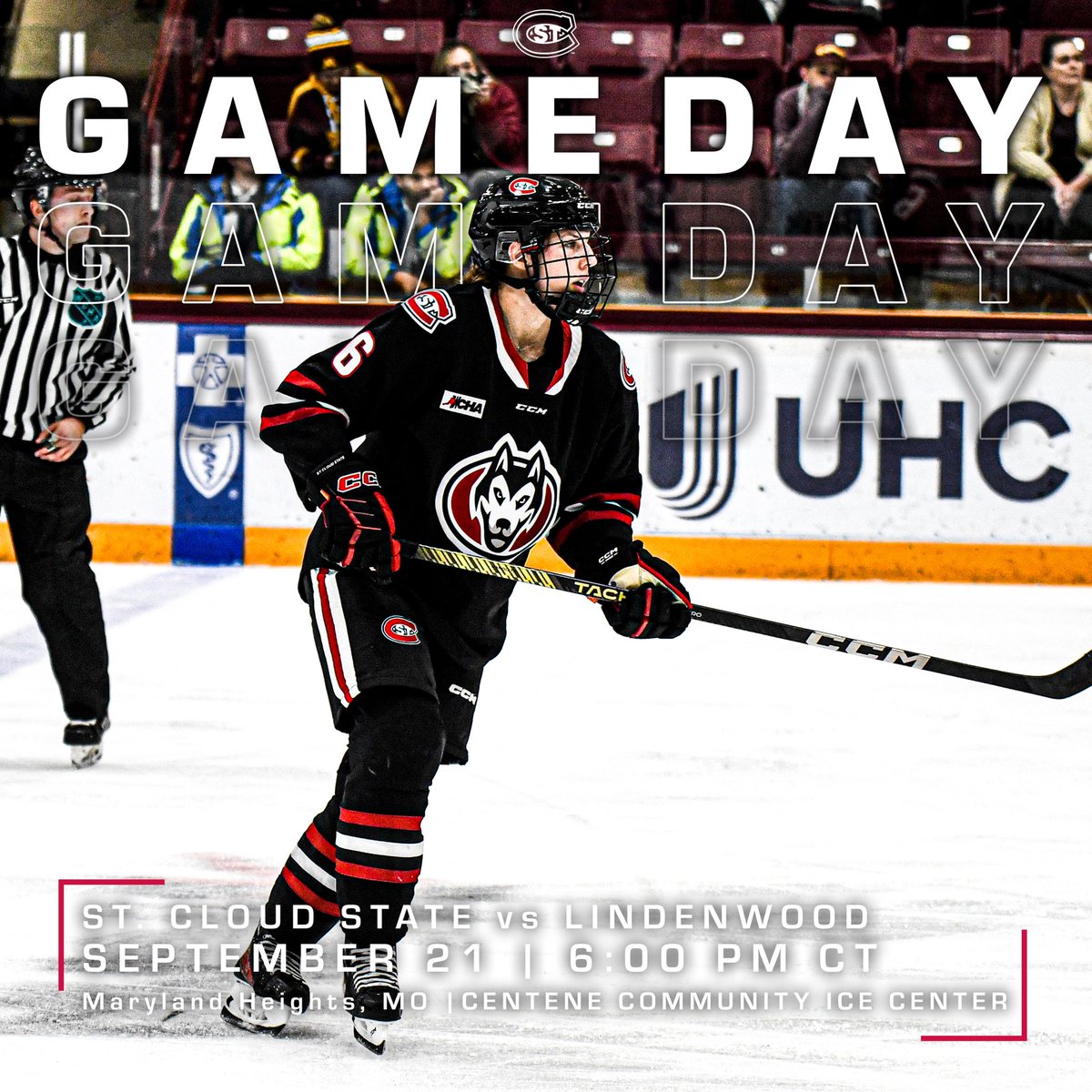 New season of #𝐇𝐮𝐬𝐤𝐲𝐇𝐨𝐜𝐤𝐞𝐲 starts today‼️

 @  Lindenwood
⌚ 6 p.m. CT
📍 Maryland Heights, Mo.
🏟️ Centene Community Ice Center
📺 tinyurl.com/ms3zxp68 ($)
📻 tinyurl.com/4s9zshur
📊 tinyurl.com/3uxddbwp

#HuskyHockey 🏒 | #GoHuskies 🐾