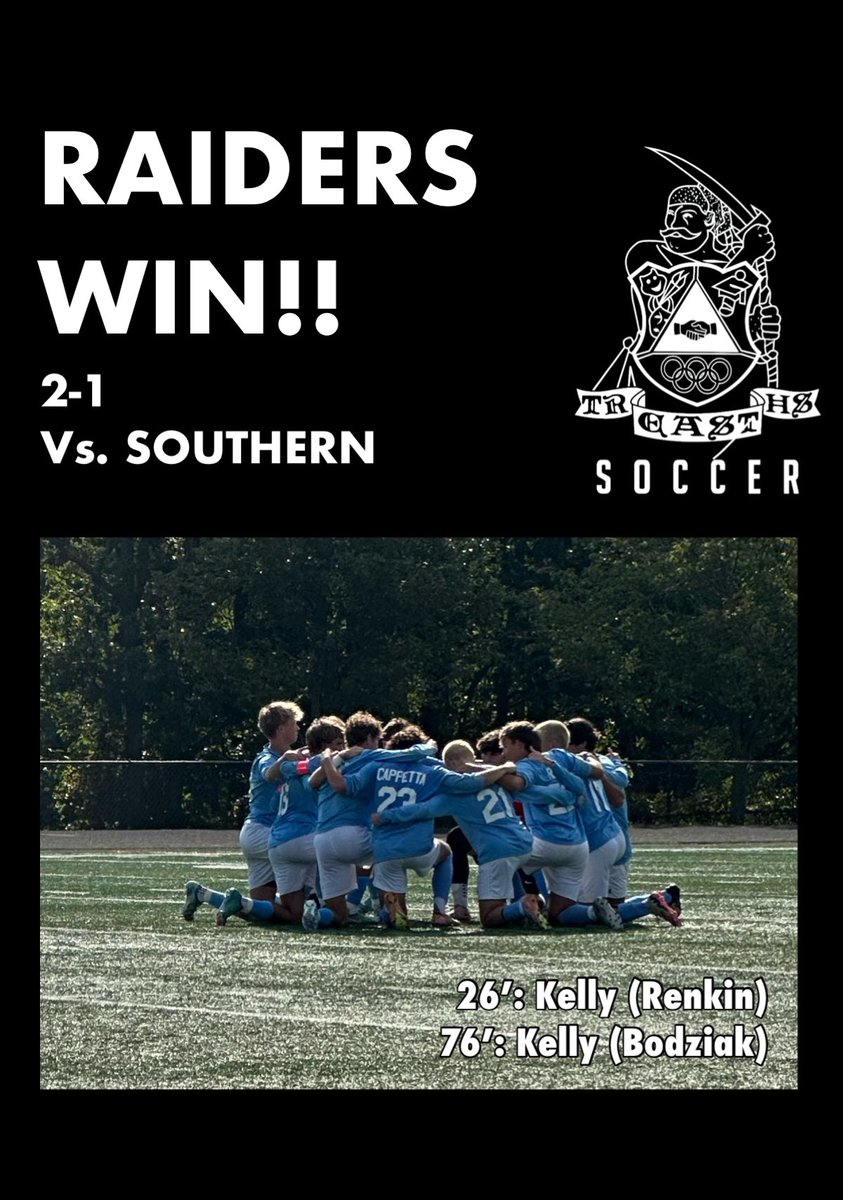 The boys again score 2 unanswered goals, both by Ethan Kelly (A: Bodziak &amp; Renkin) to take down Southern 2-1. Calvo &amp; Moore combine for 6 saves to preserve the win &amp; move to 4-2 on the season. <a href="/Matt_Manley/">Matt Manley</a> <a href="/Jake_Aferiat/">Jake Aferiat</a> <a href="/APPSportsDesk/">APPSportsDesk</a> <a href="/JSSInsider/">Shore Sports Insider</a> @SHORESPORTSnet <a href="/NJHSSports/">NJHSSports</a>