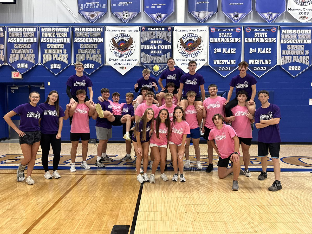 Annual Glitter Puff game junior boys vs senior boys …. Seniors Win!