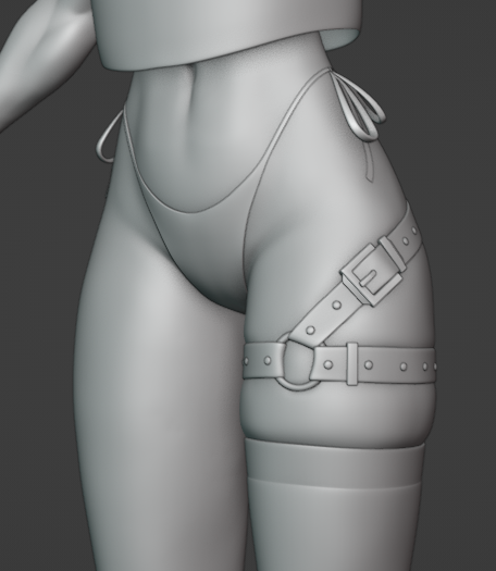 Thigh Day #scupting #b3d