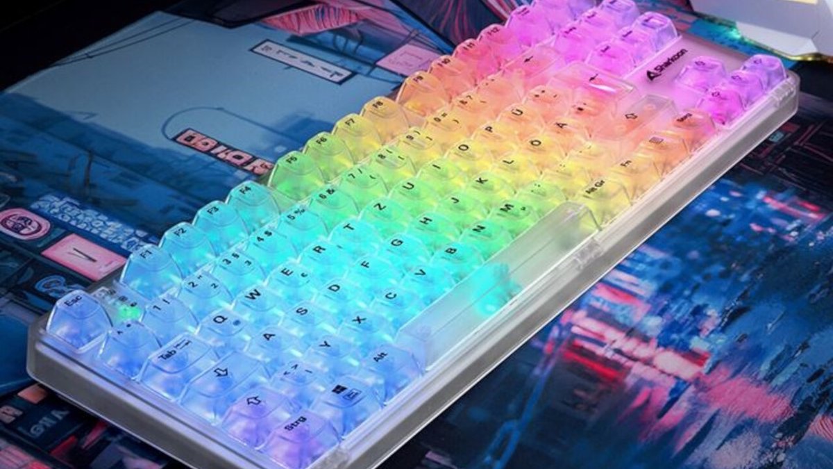 Sharkoon Crystal Shark: Transparente Tastatur nutzt Geheimtipp-Taster dlvr.it/TDWQqm
