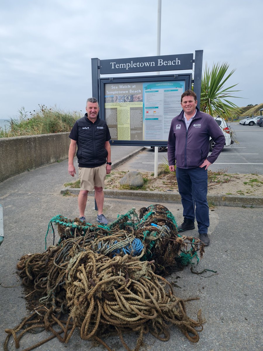 This is what 450 Kilos of marine waste looks like removed by volunteers today in our event sponsored by Kia Dundalk! <a href="/CleanCoasts/">Clean Coasts</a> <a href="/volunteerlouth/">Volunteer Louth</a> <a href="/Riceandroddymot/">Rice & Roddy Motors</a>