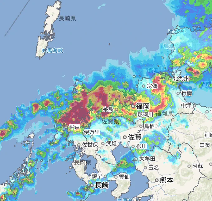 外は雷雨。BS受信は息絶え絶え。こりゃ当分あかんな。 