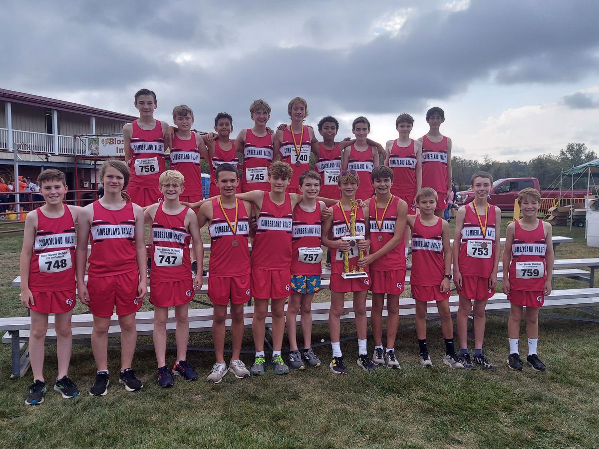 MS boys won the Ben Bloser invitational with 77 points. Top 5 of Asher Butt, Greyson Mayberry, Quentin Lamason, Quinn Butt, and Jackson Light all finished in the top 30. Congrats boys!