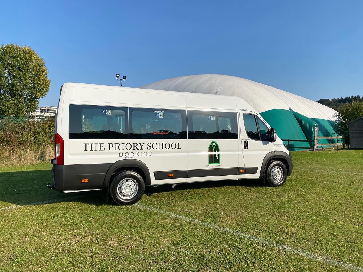 Yesterday we were thrilled &amp; excited with the arrival of our  new 16 seater mini bus.
It was funded through a number of school events  &amp; the support of our fabulous Friends of The Priory PTA. We are very grateful to everyone who has made this possible
<a href="/PrioryAssistH/">Prioryassistanthead</a> @PrioryHead