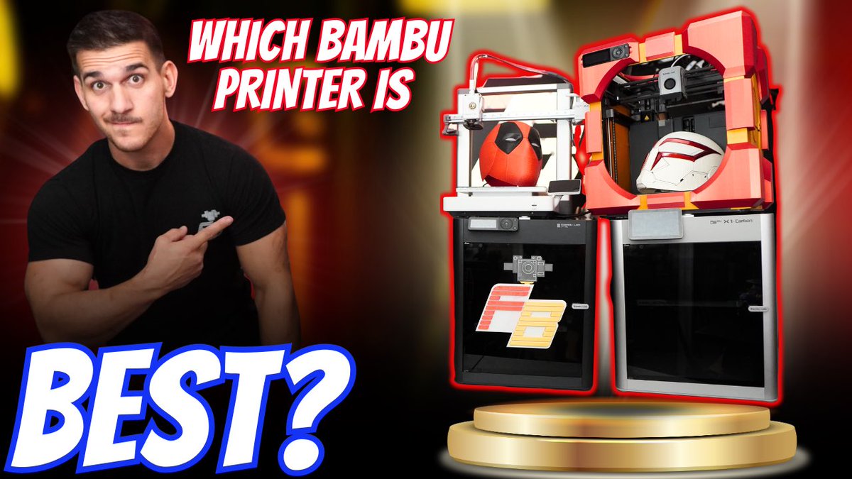 Frankly Built @ NYCC (@frankly_built) on Twitter photo In the market for one of the BEST 3D printers? Let me help you decide!
youtu.be/q3uGDrHxnC4?si… In the market for one of the BEST 3D printers? Let me help you decide!
youtu.be/q3uGDrHxnC4?si…