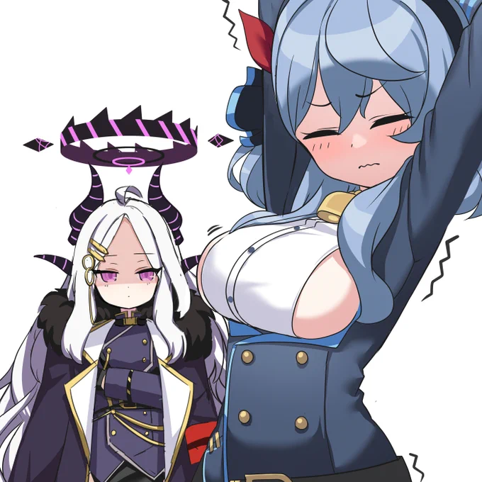 風紀の乱れを感じるヒナ 