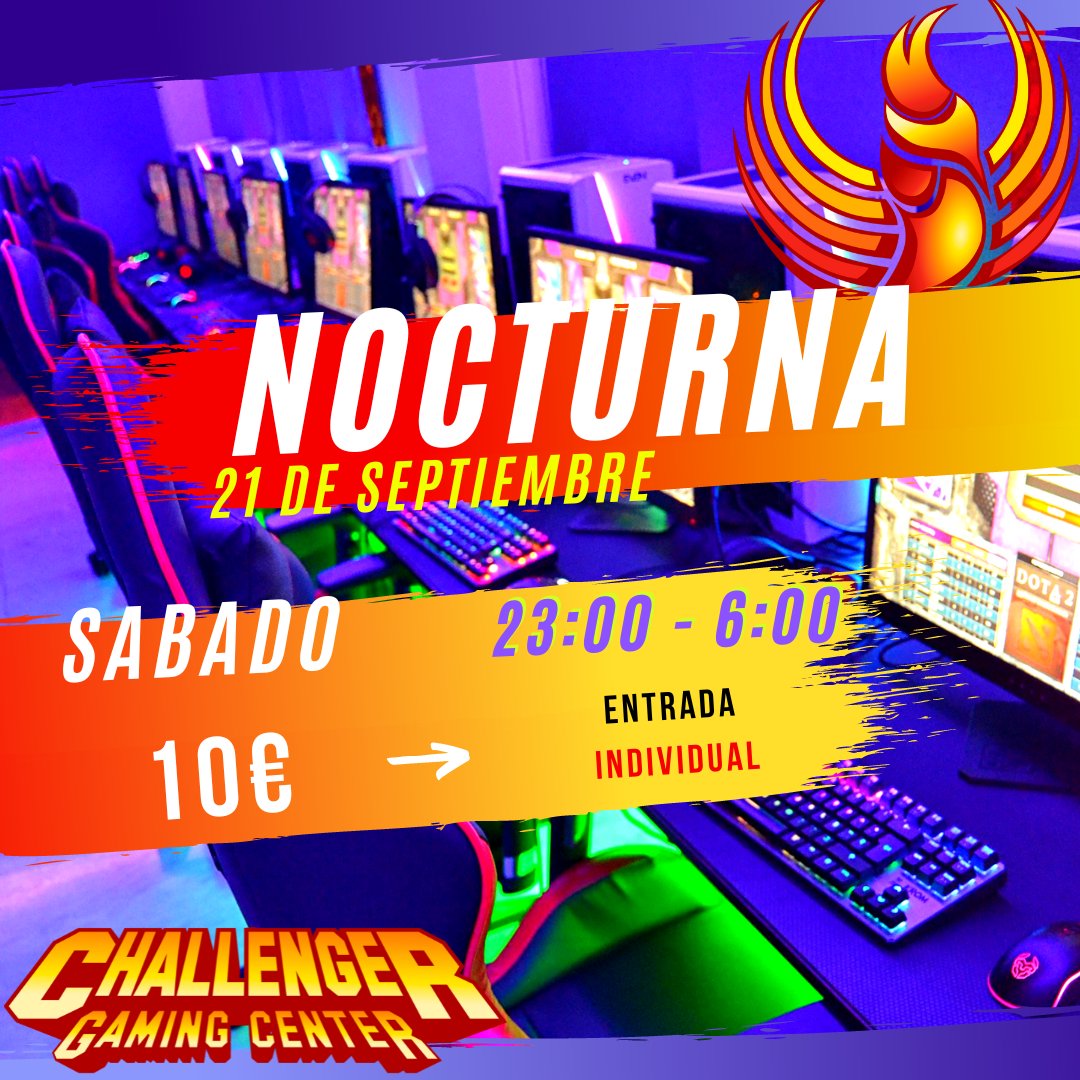 ¡¡HOY SABADO TENEMOS NOCTURNA!! 🔥🔥

TODAVIA NOS QUEDAN PLAZAS

MD PARA RESERVAR
