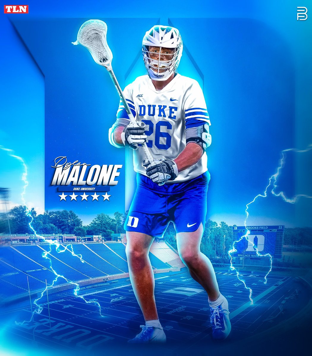 NLF (@natlaxfed) on Twitter photo .<a href="/DukeMLAX/">Duke Men's Lacrosse</a> puts a bow on a ridiculous week with ANOTHER 5 ⭐️ as Dylan Malone (Big 4 HHH) commits.
The 6-3, 190-pounder is an elite shooter with either hand and has a great first step for a player his size. 31-18-49 for Philly powerhouse La Salle as a sophomore. .<a href="/DukeMLAX/">Duke Men's Lacrosse</a> puts a bow on a ridiculous week with ANOTHER 5 ⭐️ as Dylan Malone (Big 4 HHH) commits.
The 6-3, 190-pounder is an elite shooter with either hand and has a great first step for a player his size. 31-18-49 for Philly powerhouse La Salle as a sophomore.