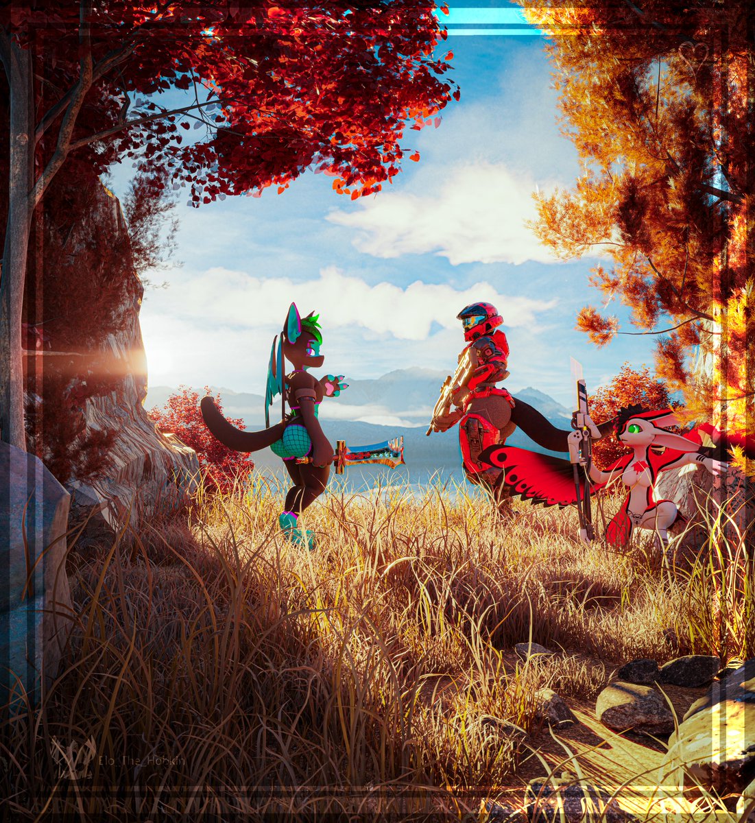 Elo_The_Hobkin's tweet image. "Travelers" @OrMidnight