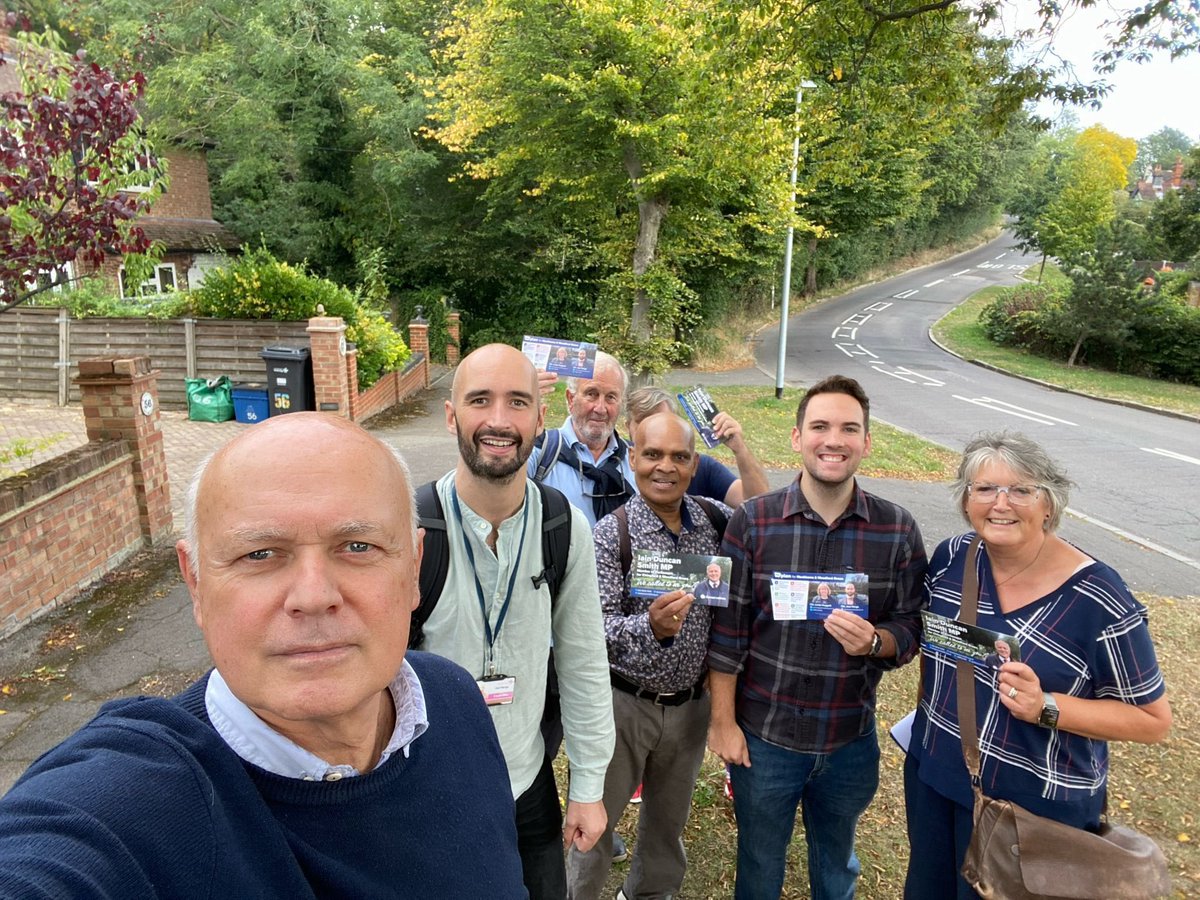 MPIainDS's tweet photo. Fantastic campaigning session this morning in Monkhams with local Councillor Joel Herga and activists. Many residents raised concerns on the doorstep about the cost of winter with Labour’s decision to cut Winter Fuel Payments. I will continue to maintain pressure on the Government to support our pensioners throughout the winter.