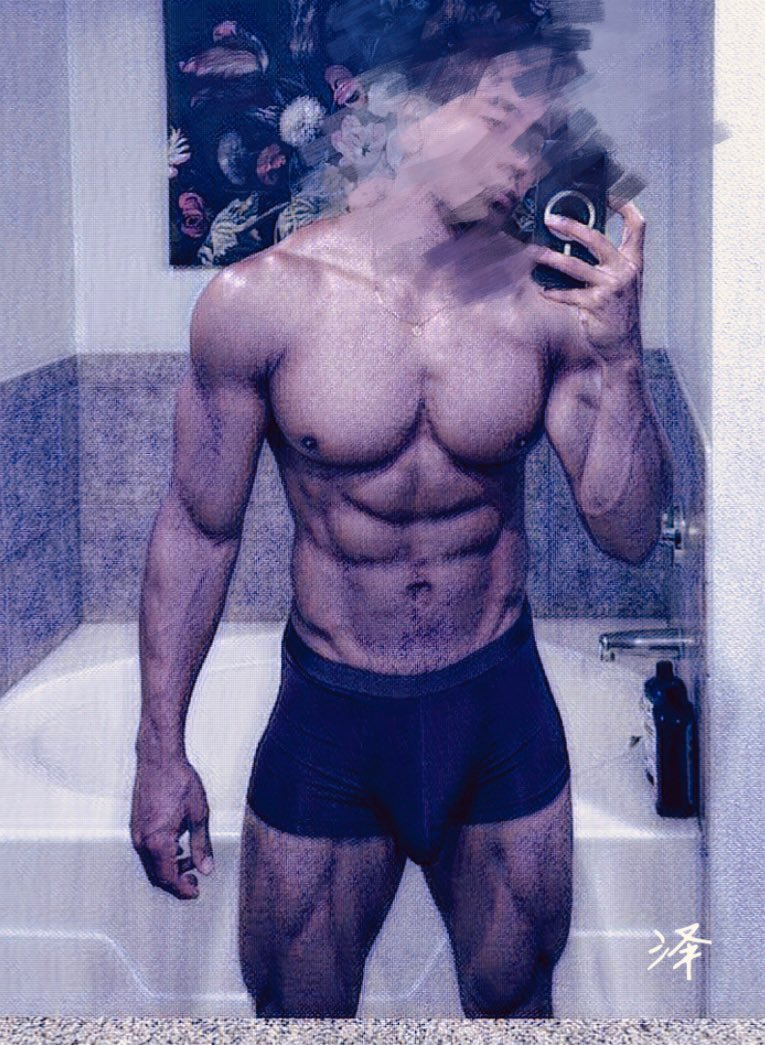 长夜无明
#肌肉男