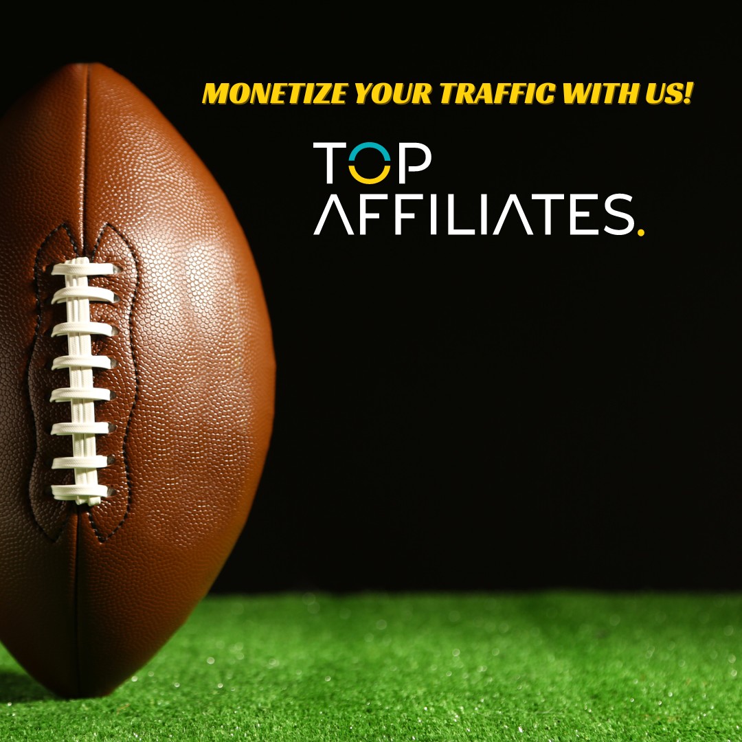 TopAffiliates2k's tweet photo. 🏈 It’s College Football Saturday! Maximize your Sports traffic with Top Affiliates and turn game day into payday! 💰 Start earning now: https://t.co/Ev2ag3yXV6

#CollegeFootball #AffiliateMarketing https://t.co/sBCKcV9TLY