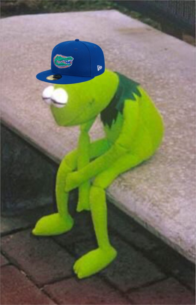 Alright, here we go:

"IT'S GREAT TO BE A FLORIDA GATOR.."