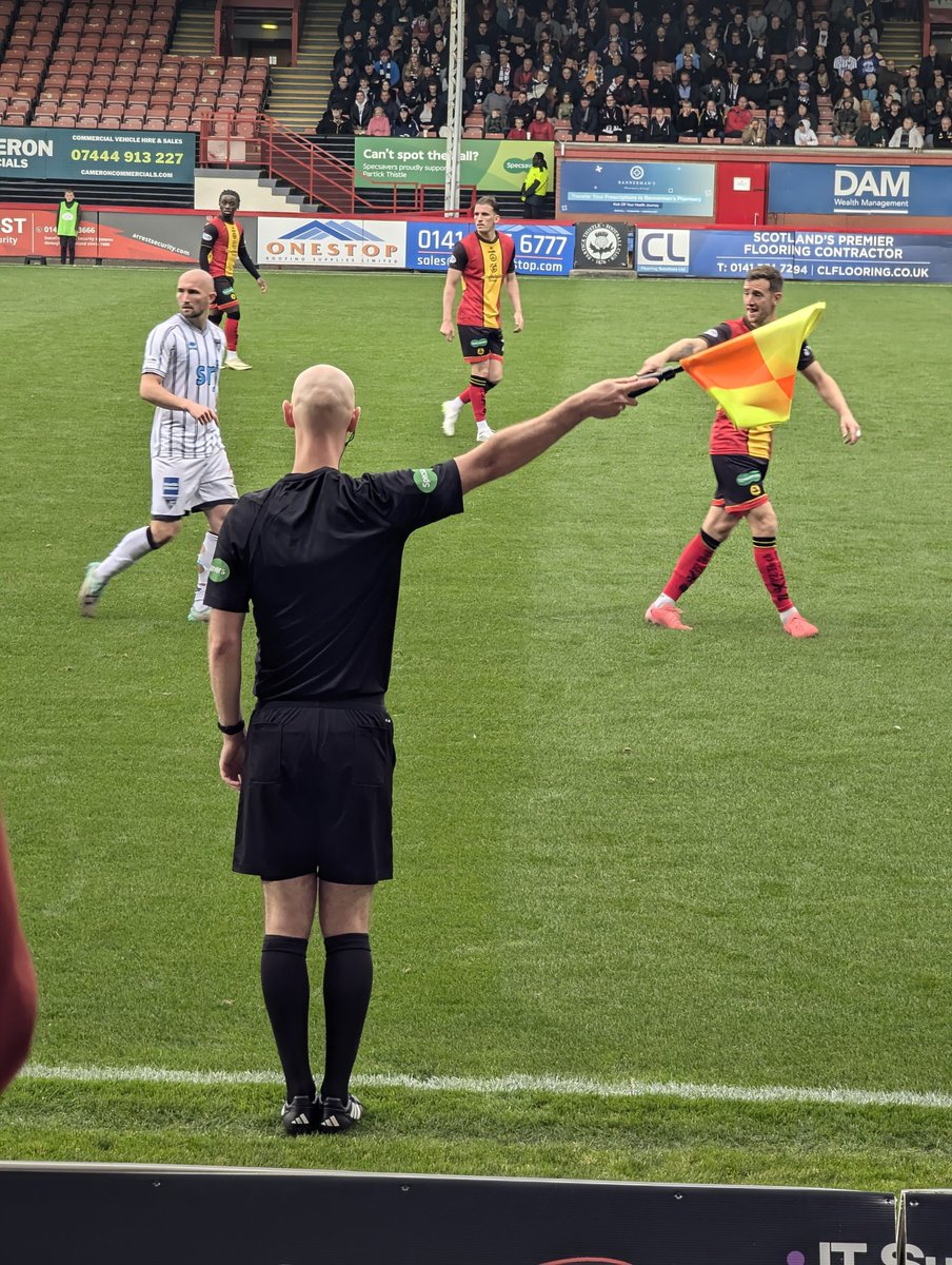 When your brother's running the line and you know you're going to get all the decisions.