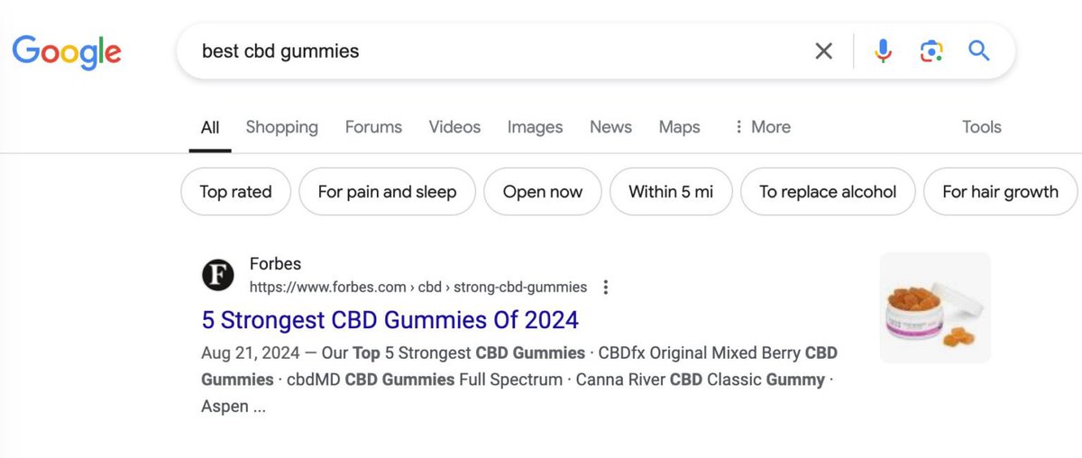 Do you wonder why Forbes appears in search results for so many queries beyond their actual topical expertise? <a href="/LarsLofgren/">Lars Lofgren</a> has gone through the rabbit hole in a must read analysis 👀👇

Forbes Marketplace: The Parasite SEO Company Trying to Devour Its Host  

Read: