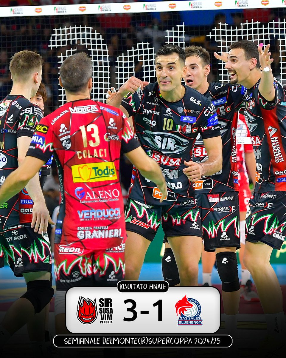 😍 Siamo in finaleeeeeeeeeeeee🔥‼️

#goSir #BlockDevils #volleyball #perugia #delmontesupercoppa #firenze