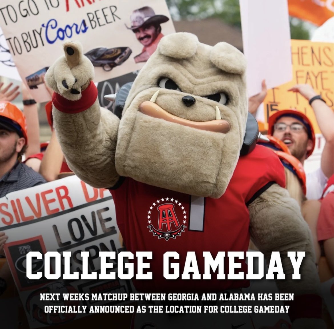 DAWGS TRAVEL

Going to be one for the ages🍿