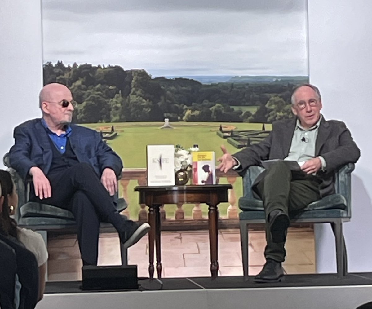 Two literary legends.  Priceless.  <a href="/Clivedenlitfes1/">Clivedenlitfest</a>