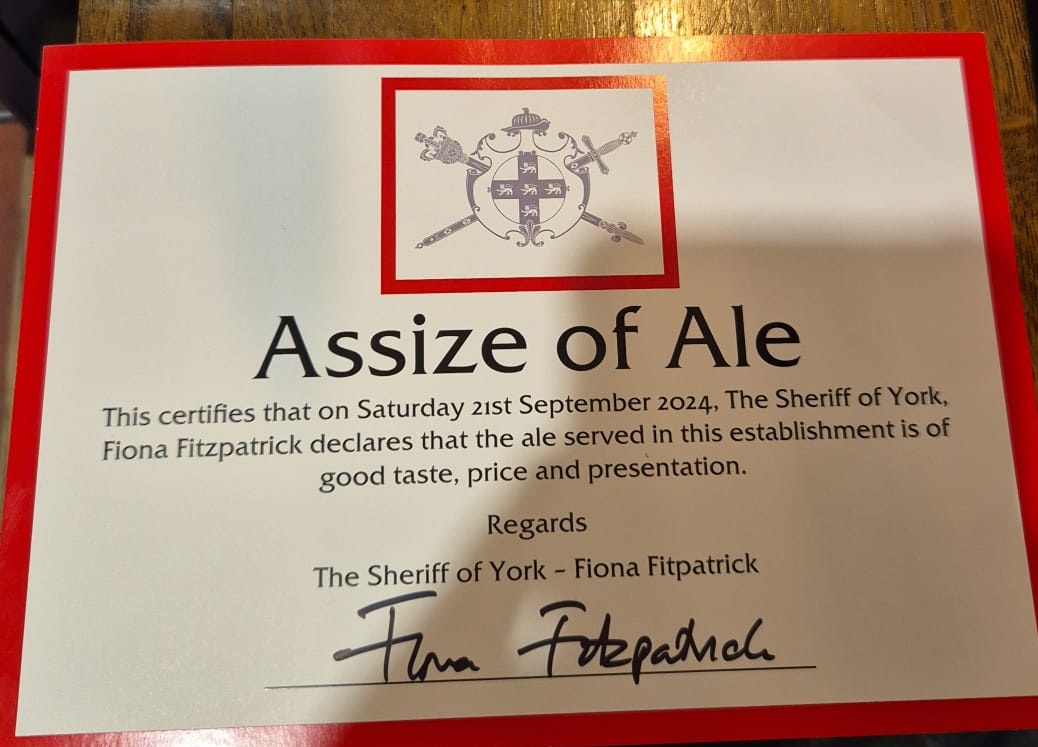 Well this just happened! Year made thank you <a href="/LordMayorYork/">Lord Mayor of York</a>