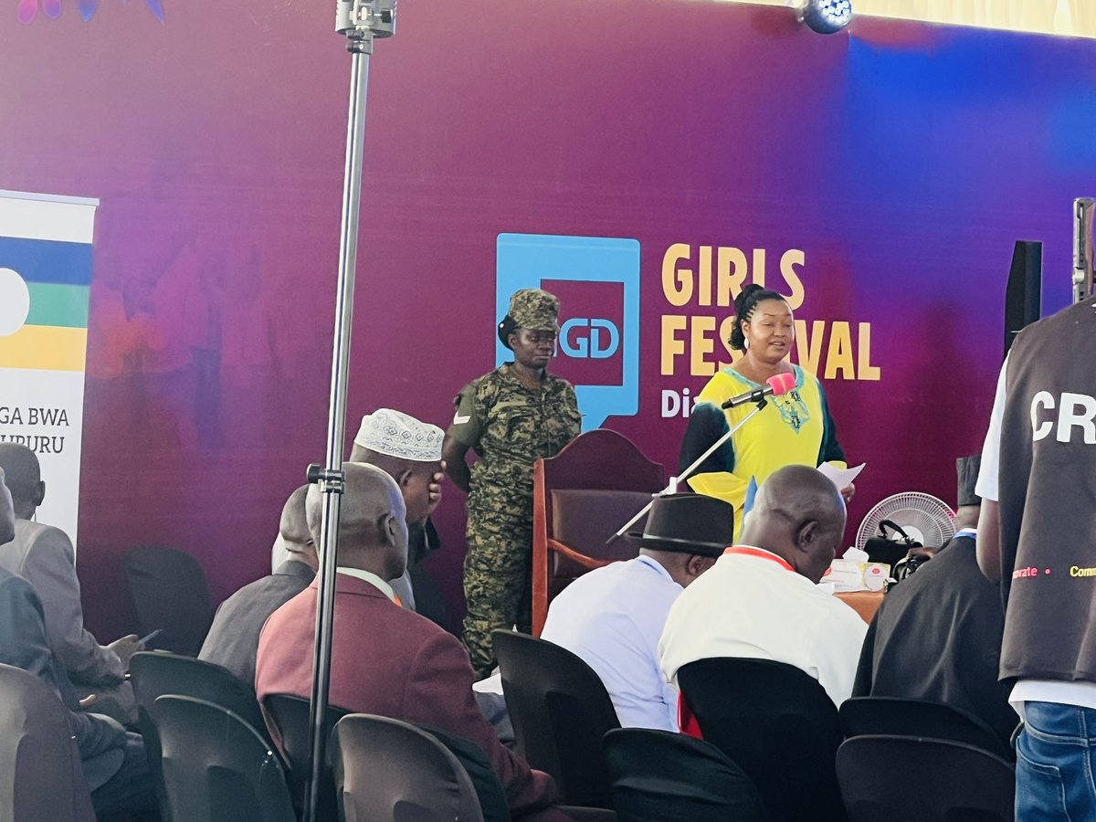 YAGANET1's tweet photo. Our team leader today represented the #KADAN and presented a position paper on #EndingChildMarriages #TeenagePregnancies and #SGBV during the #IGD2024 organized by @reachahand and @savechildrenug https://t.co/8Po4lx6iNK