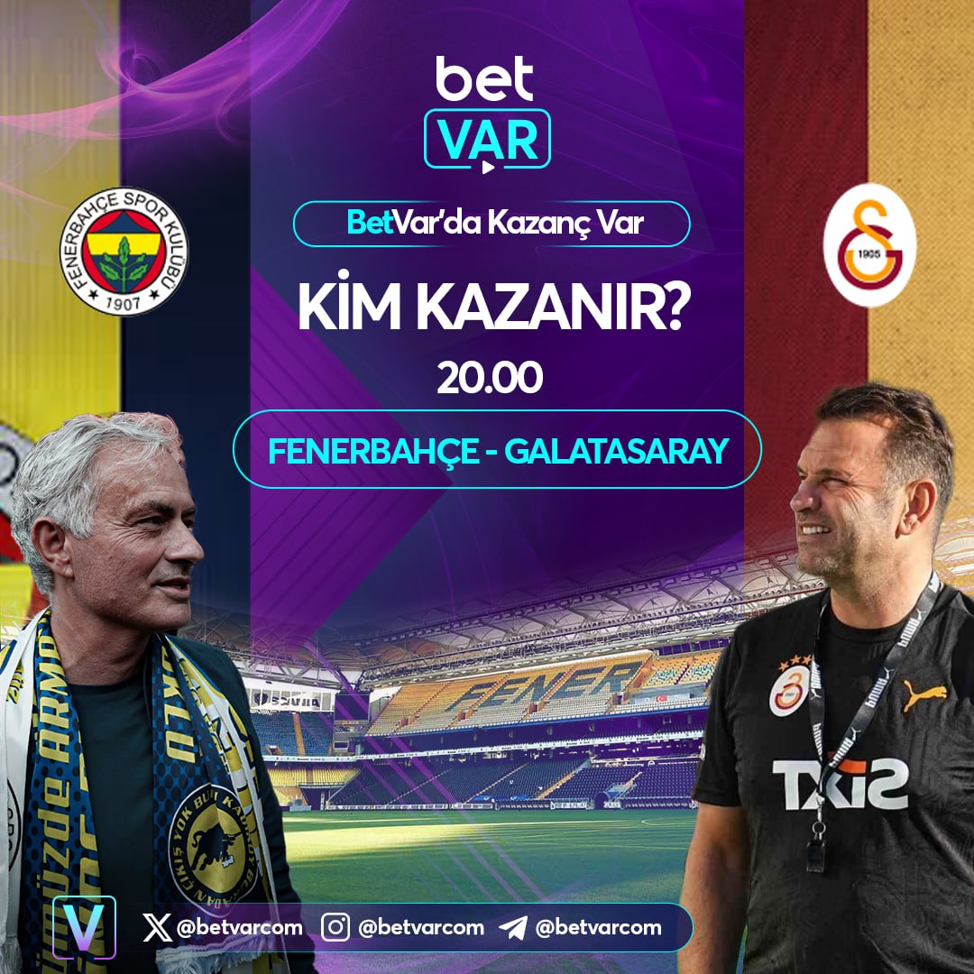 👑 Günün heyecan verici maçlarına bahsini al, kazanmaya başla!

🌩 Çarpıcı karşılaşmaların kazananı sen ol!

⬆️ #BetVar 'a gel en yüksek oranlarla bahsini yap, anında çekim ver!

✔️Kazancın Tek Adresi #BetVar

📱Kazanmak İçin Hemen Tıkla ; t2m.io/betvargiris
