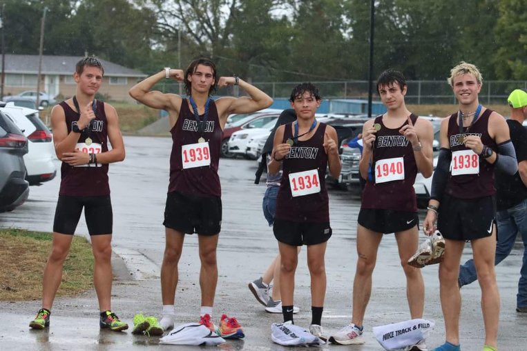 DJT: “You’re going to get tired of winning!” 
BHS XC: “Not yet!”
