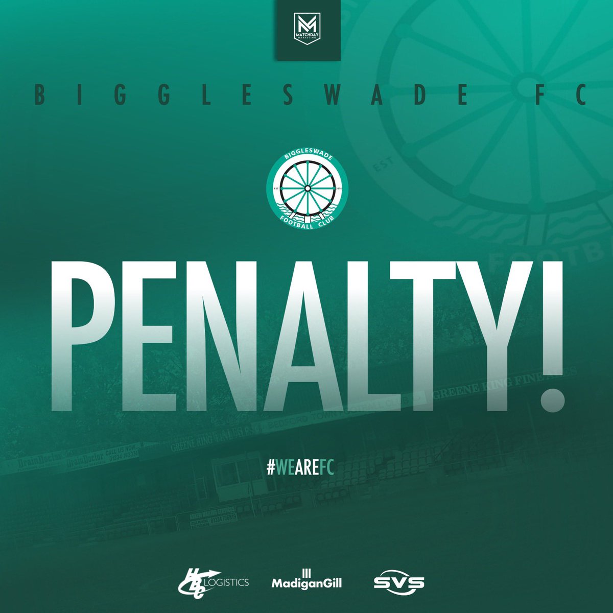 90+6 | Kidlington 1-2 Biggleswade FC

ANOTHER PENALTY!!!

Brilliant work by Temi down the byline and the foul is clumsy.

#WeAreFC #KFCvBFC