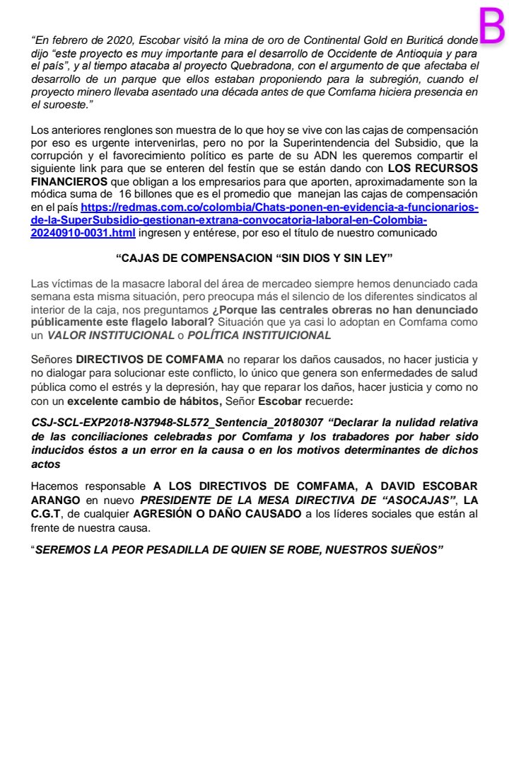 ExtrabajadoresL's tweet photo. @sergio_fajardo https://t.co/1Bcyk0nepL
