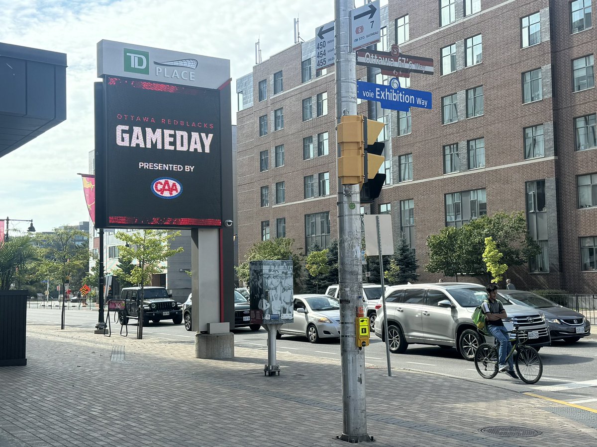 It’s <a href="/REDBLACKS/">Ottawa REDBLACKS</a> GAME DAY presented by <a href="/CAANEO/">CAA North & East Ontario</a>