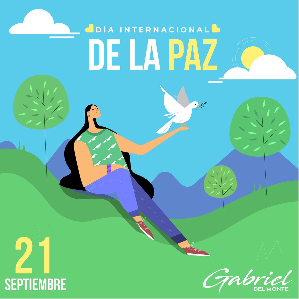 El día internacional de la paz es un recordatorio de que la verdadera fuerza está e la unión y el respeto mutuo. Fomentar la paz es construir un futuro donde prevalezcan la justicia y la igualdad.

¡Hagamos de la paz nuestra bandera cada día!
#DíaInternacionalDeLaPaz