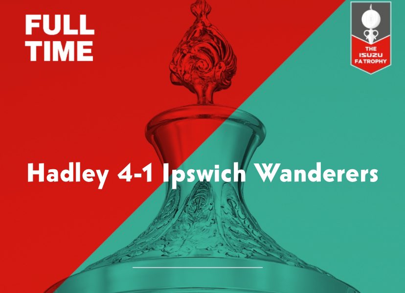 All over and we progress to the Third Qualifying Round of the FA Trophy with a great 4-1 win, goals from Stones (2), McGettigan and Alfieri 🧱