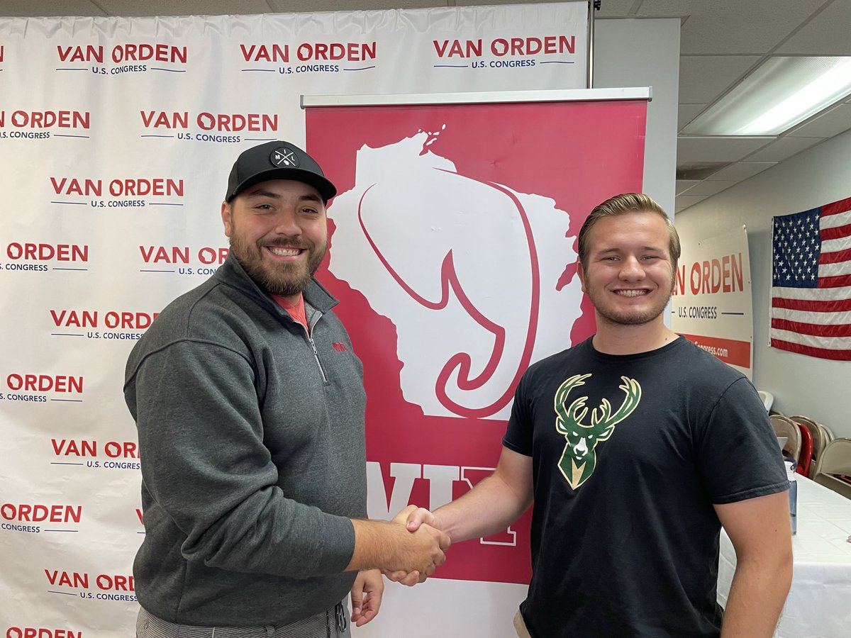 WICRs's tweet photo. Our Vice Chairman @KadenCrapp had the pleasure of joining @WIYRs and their Chairman @KyleSchroederWI in LaCrosse today for a major doorknocking deployment! 

Wisconsin Youth are ready to flip our state RED! https://t.co/c8ymN5WXCg
