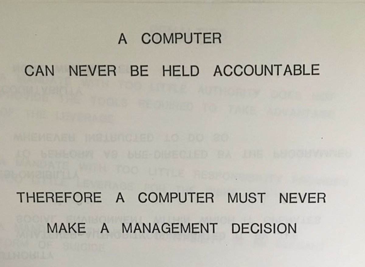 An IBM slide from 1979.