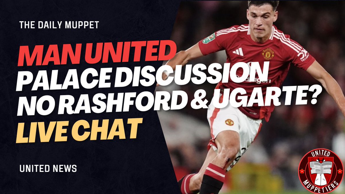 Muppetiers's tweet photo. LIVE - Palace pre-match! Rashford dropped? Ugarte not starting again? Big risks from Ten Hag in a must win game. Come join the discussion.

https://t.co/hPSiRESgNX https://t.co/S84nee5MoH